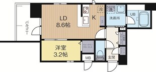 ネストピア県庁口駅前の物件間取画像